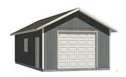 Car Basic Garage Plan, How Much Does It Cost To Build A 14×20 Garage