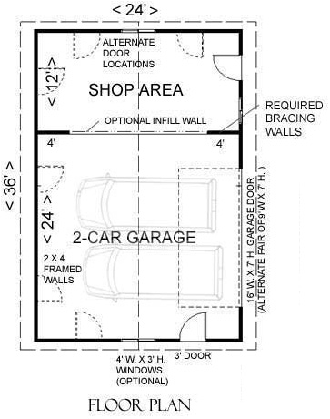 Garage Shop Floor Plans – Flooring Tips