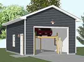 12 FT Wall Garage Plans
