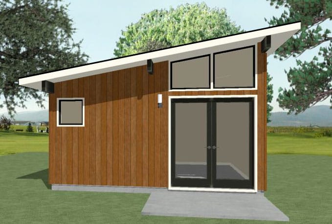 Modern Shed Plans by Behm Design